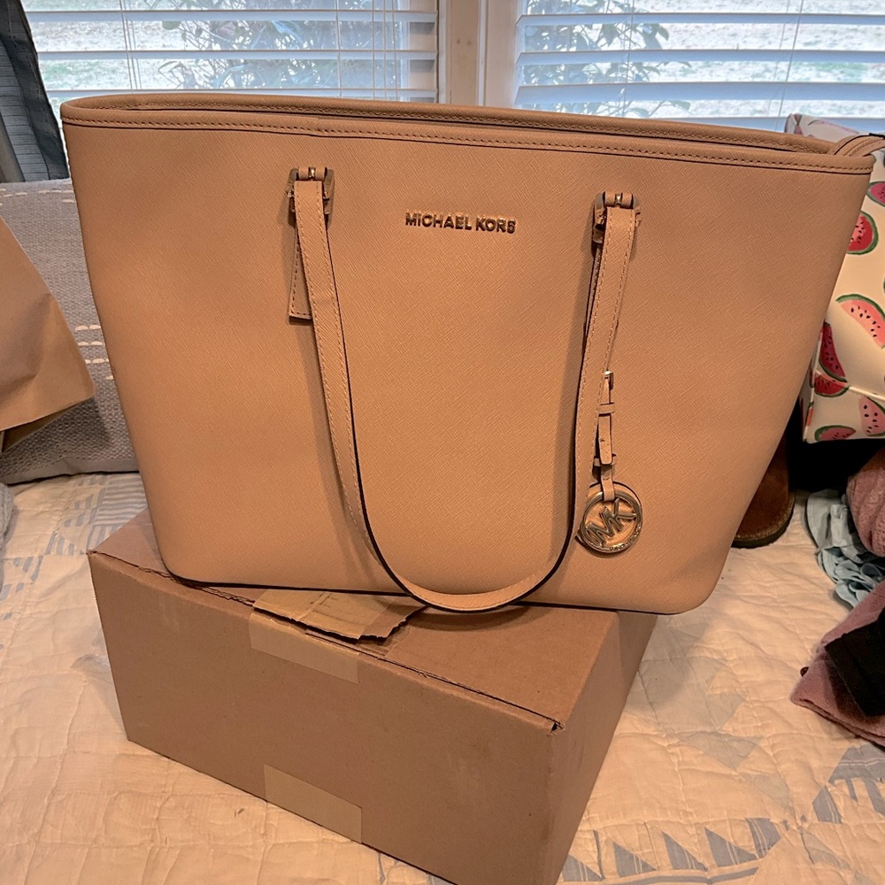 Michael Kors Tan Tote Bag